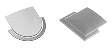Заглушка PA-ZASGLAX-00 для алюминиевого профиля PA-GLAX-AL, серая — купить оптом и в розницу в интернет магазине GTV-Meridian.
